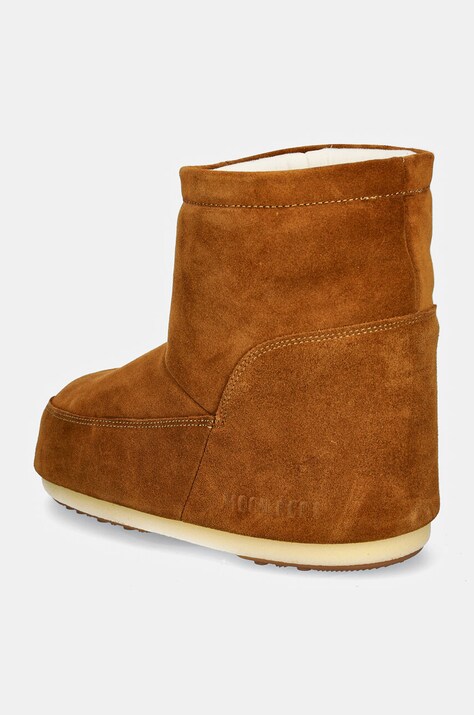 Замшеві чоботи Moon Boot Icon Low Nolace Suede — AW24-OBD4G6, коричневий — фото 3