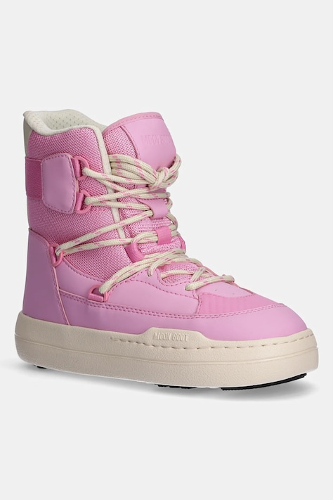 Snehule Moon Boot Park Sneaker Boot ružová farba, 80D2470060-J001