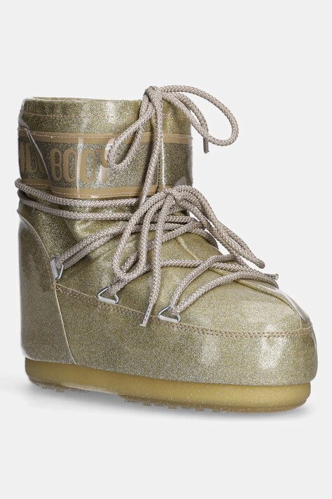 Moon Boot cizme de iarna Icon Low Glitter culoarea auriu, 80D1409440-B002