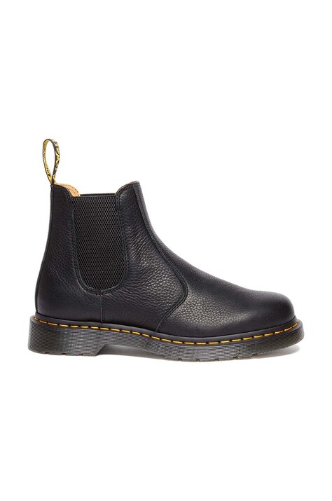 Dr. Martens ghete chelsea de piele 2976 Ambassador culoarea negru, cu toc plat, DM31989001