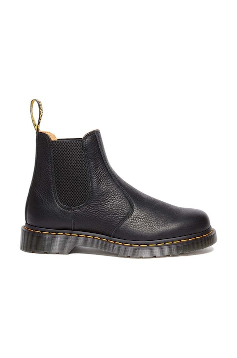 Kožené kotníkové boty Dr. Martens 2976 Ambassador černá barva, na plochém podpatku, DM31989001