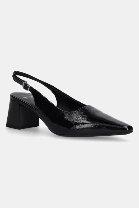 Vagabond Shoemakers pantofi de piele ALTEA culoarea negru, cu toc drept, cu toc deschis, 5740-460-20