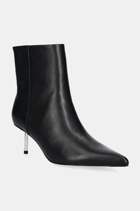 Stand Studio cizme de piele Madison Studded Boot femei, culoarea negru, cu toc cui, 66335-7770