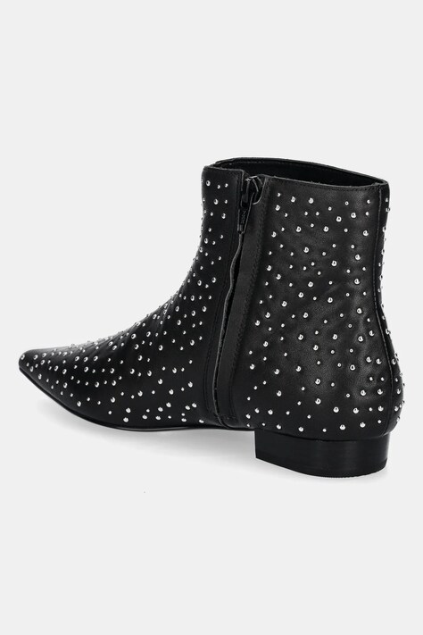 Шкіряні черевики Stand Studio Pamela Boot — AW24-OBD4IL, чорний — фото 3