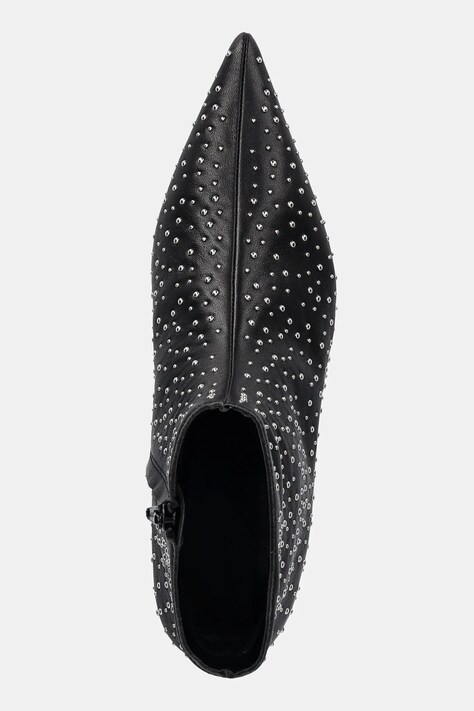Шкіряні черевики Stand Studio Pamela Boot — AW24-OBD4IL, чорний — фото 4