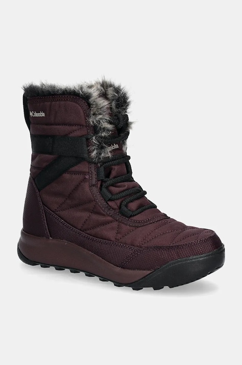 Columbia cizme de iarna MINX SHORTY culoarea bordo, 2079181