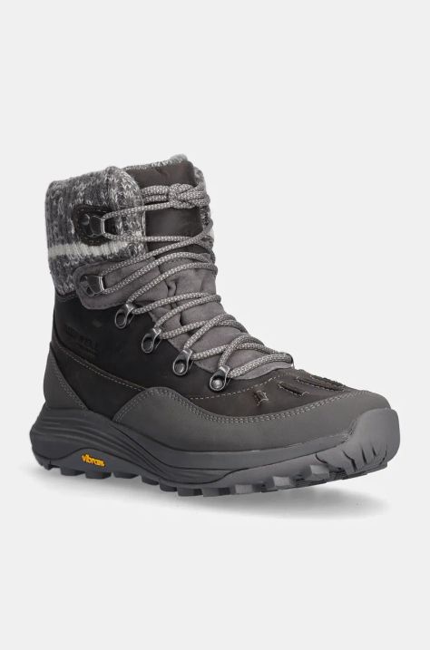 Topánky Merrell Siren 4 Thermo Mid Zip Waterproof dámske, šedá farba, zateplené, J038208