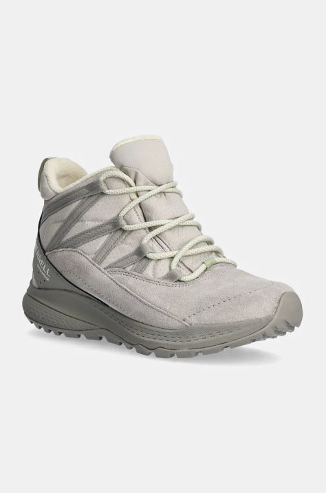 Čevlji Merrell Bravada Edge 2 Thermo DEMI Waterproof ženski, siva barva, J038200