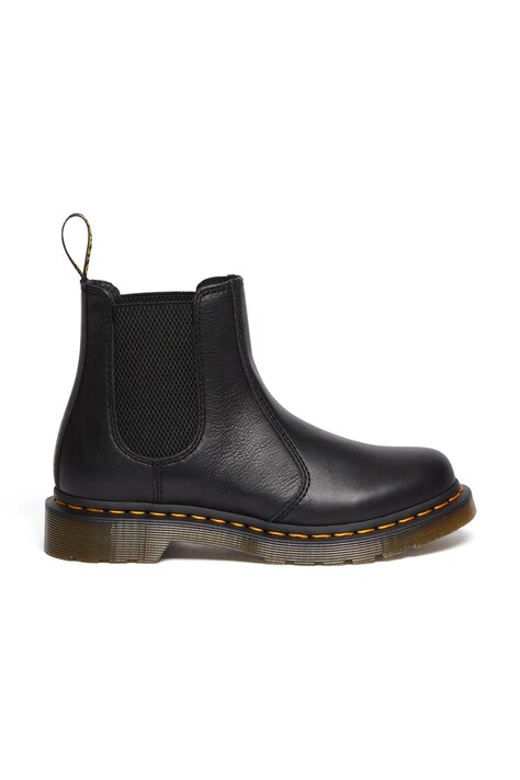 Dr. Martens leather chelsea boots 2976 women's brown color DM30698001