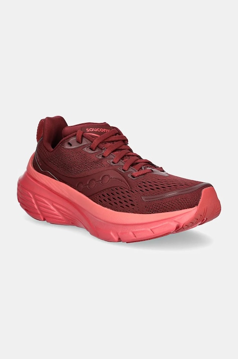 Saucony pantofi de alergat Guide 17 culoarea bordo, S10936.210