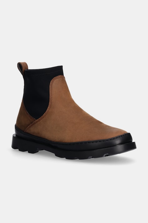 Μποτάκια nubuck Camper Brutus χρώμα: καφέ, K400698-003