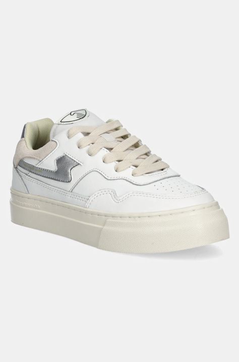 Stepney Workers Club sneakers in pelle Pearl S-Strike colore bianco YA23520