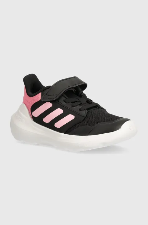 Παιδικά αθλητικά παπούτσια adidas Tensaur Run 3.0 EL C χρώμα: μαύρο, IE5988