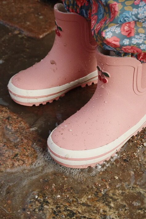 Konges Sløjd stivali da pioggia per bambini ROI RAIN BOOT LOW rosa KS101290