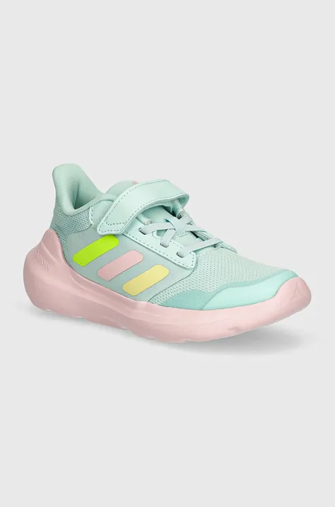 Дитячі кросівки adidas Tensaur Run 3.0 EL C колір зелений IH7778