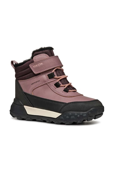 Geox cizme de iarna pentru copii TREKKYUP AB culoarea roz, J46M7A.0MEFU