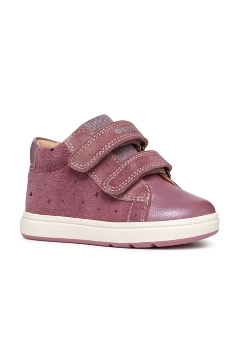 Geox scarpe basse in pelle bambini BIGLIA colore rosa B044CC.007AK