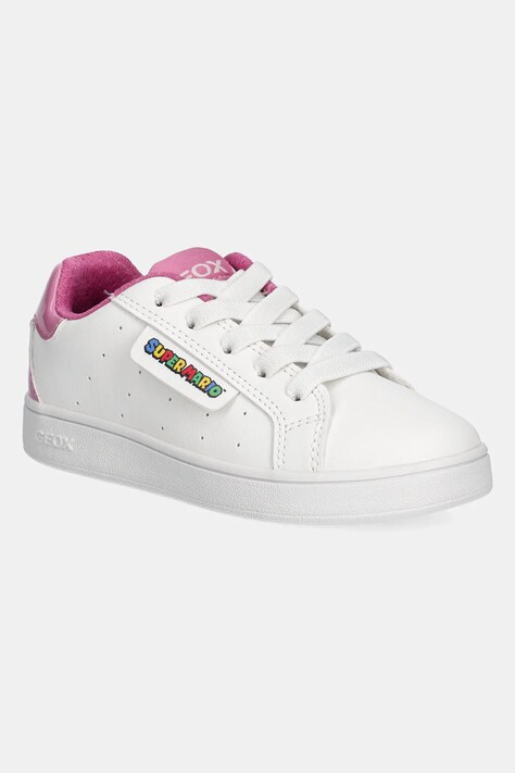 Geox sneakers pentru copii ECLYPER culoarea alb, J46LRA.000BC