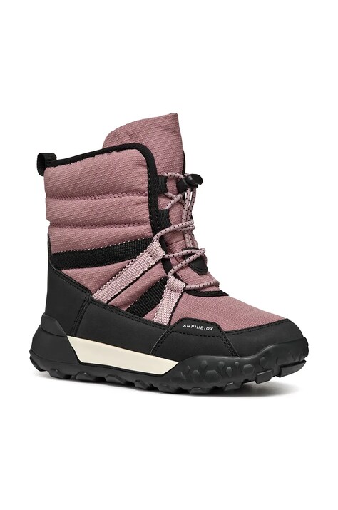 Geox cizme de iarna copii TREKKYUP AB culoarea roz, J46M7F.0FU50