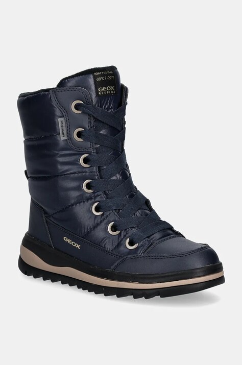 Geox buty zimowe dziecięce ADELHIDE AB kolor granatowy J16EWA.0LVBC