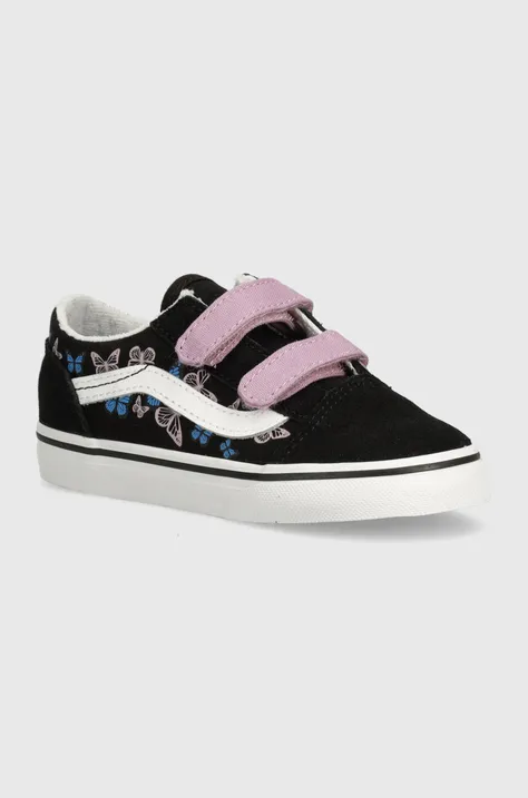 Παιδικά πάνινα παπούτσια Vans Old Skool χρώμα: μοβ, VN0009RCBML1
