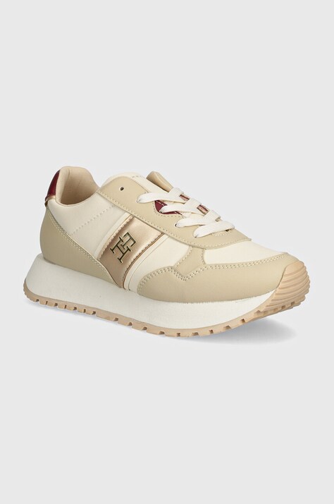 Дитячі кросівки Tommy Hilfiger колір бежевий T3A9-33548