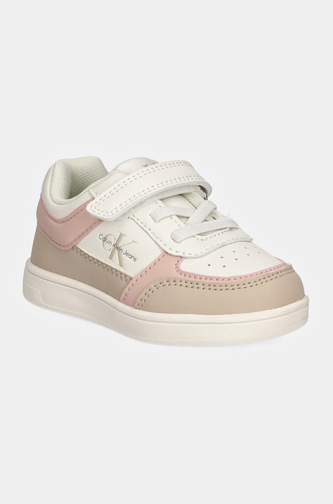 Dětské sneakers boty Calvin Klein Jeans růžová barva, V1A9-80974