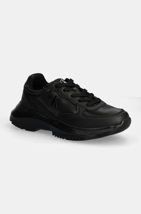 Παιδικά αθλητικά παπούτσια Calvin Klein Jeans χρώμα: μαύρο, V3A9-80997