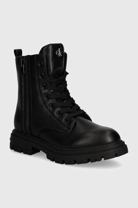 Детские ботинки Calvin Klein Jeans цвет чёрный V3A5-81018