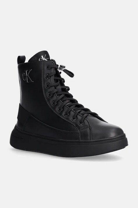 Дитячі черевики Calvin Klein Jeans колір чорний  V3A5-80988