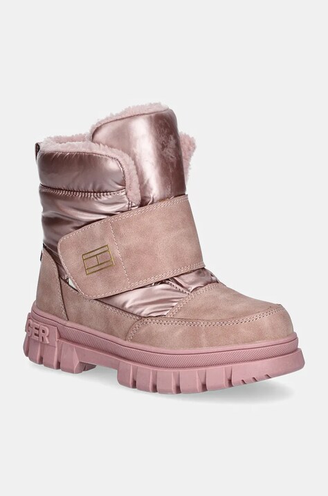 Детски зимни обувки Tommy Hilfiger в розово T1A5-33607