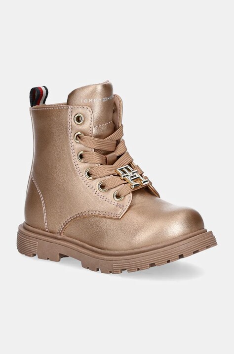 Детски боти Tommy Hilfiger в златисто T1A5-33562