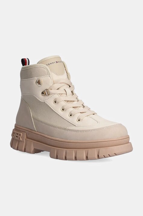Tommy Hilfiger workery dziecięce kolor beżowy  T3A5-33602