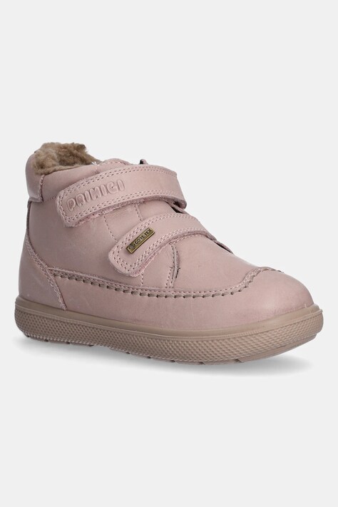 Детские замшевые зимние ботинки Primigi цвет розовый PSNGT 68502