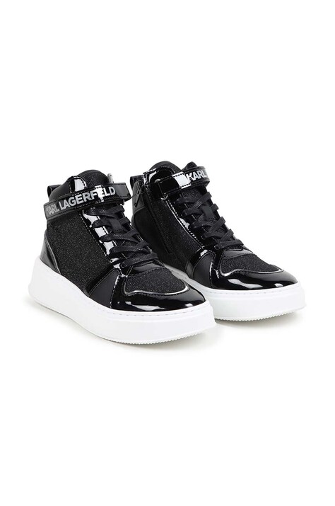 Karl Lagerfeld sneakersy dziecięce kolor czarny Z30306
