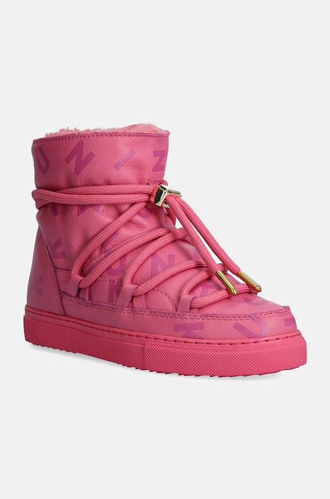 Дитячі чоботи Inuikii FULL LEATHER PRINT колір рожевий 65202.088