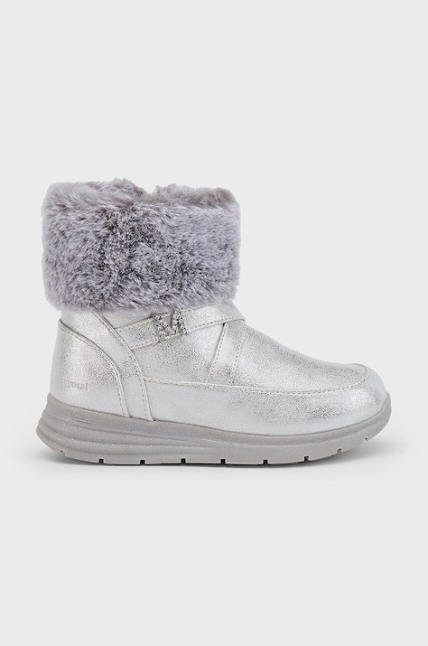 Mayoral cizme de iarna pentru copii culoarea argintiu, 44486