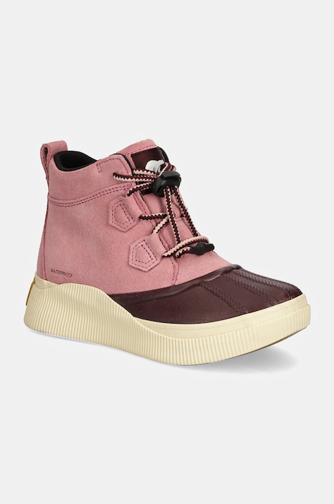 Sorel buty zimowe dziecięce YOUTH OUT N ABOUT I kolor różowy 2088651