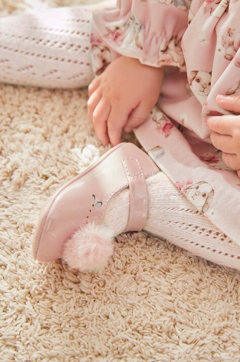 Детские балетки Mayoral Newborn цвет бежевый 9792
