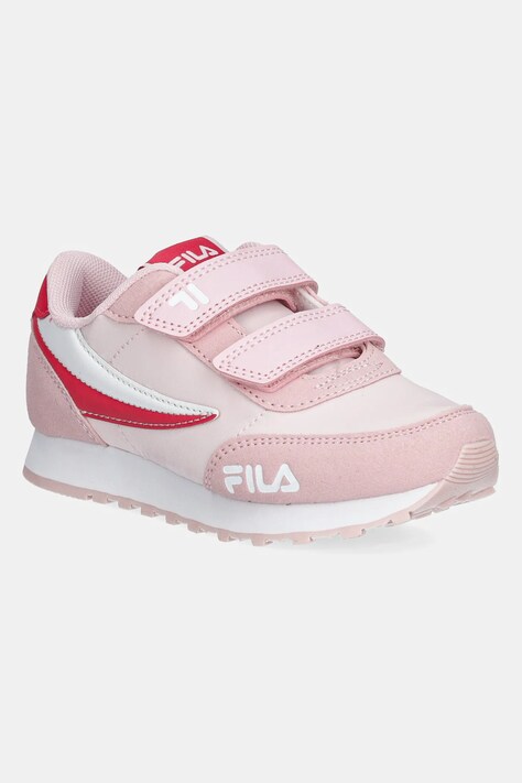 Fila sneakers pentru copii ORBIT REVOLUTION velcro culoarea violet, FFK0225
