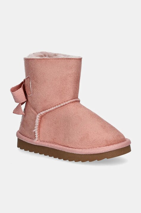 Garvalin buty zimowe dziecięce kolor różowy 241550