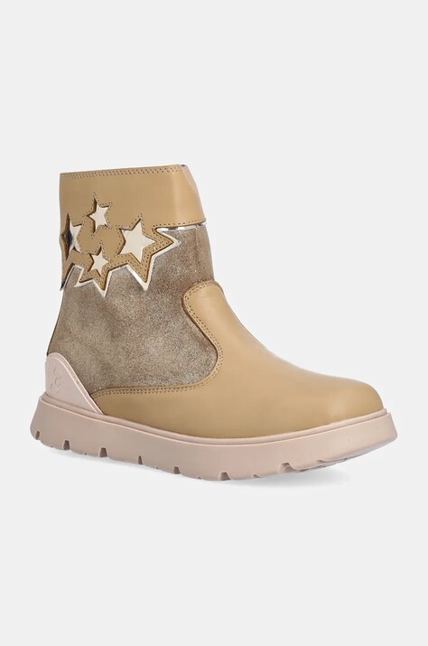 Дитячі черевики Biomecanics колір бежевий 241213