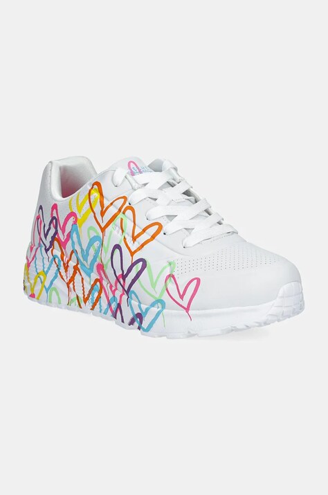 Skechers sneakersy dziecięce UNO LITE kolor biały 314064L