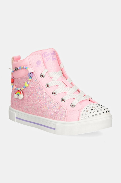 Skechers trampki dziecięce TWINKLE SPARKS kolor różowy 314816L