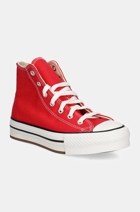 Converse scarpe da ginnastica per bambini CHUCK TAYLOR ALL STAR EVA LIFT colore rosso A08425C