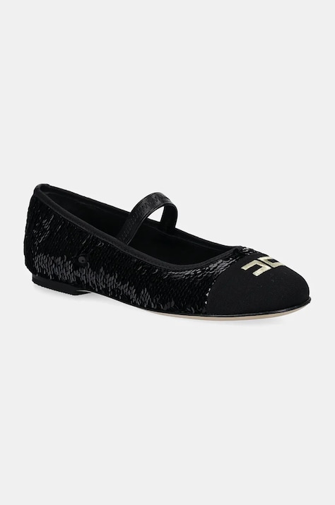 Детские балетки Elisabetta Franchi цвет чёрный F4A3.E0096.1788