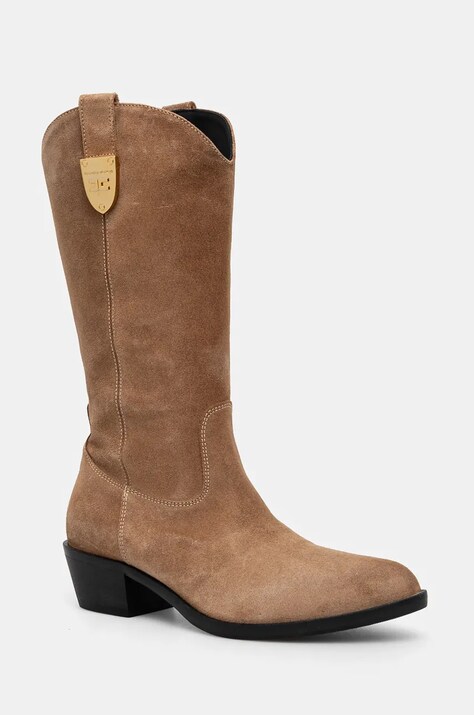 Elisabetta Franchi botine culoarea maro, F4A6.E0155.1279