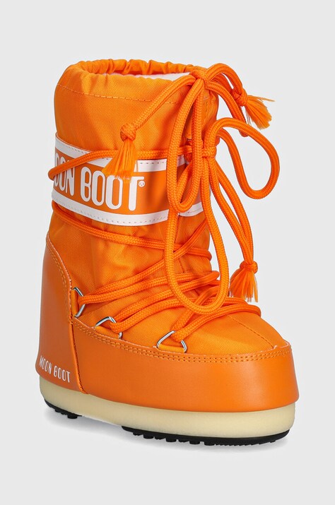 Moon Boot cizme de iarna copii ICON NYLON culoarea portocaliu, 80D1400440