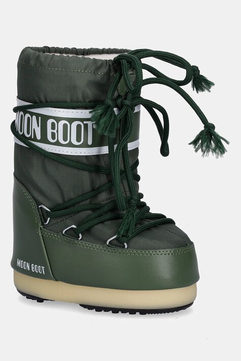 Moon Boot śniegowce dziecięce ICON NYLON kolor różowy 80D1400440