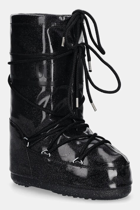 Moon Boot cizme de iarnă copii ICON GLITTER culoarea negru, 80D1402850
